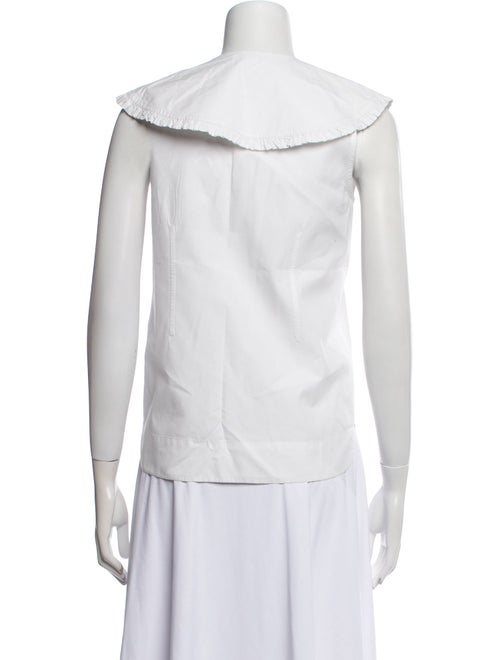Ganni Sleeveless Button-Up Top