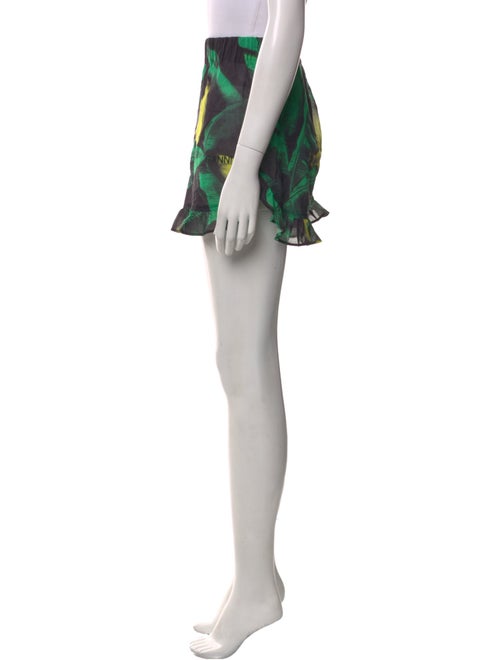 Ganni Printed Mini Shorts
