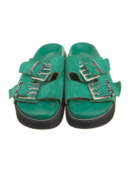 Ganni Suede Slides