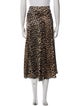 Ganni Silk Midi Length Skirt