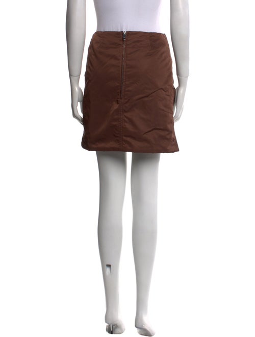 Ganni Pleated Accents Mini Skirt