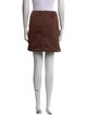 Ganni Pleated Accents Mini Skirt