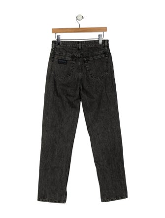 Ganni Mid-Rise Straight Leg Jeans