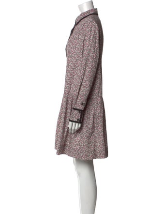 Ganni Floral Print Mini Dress