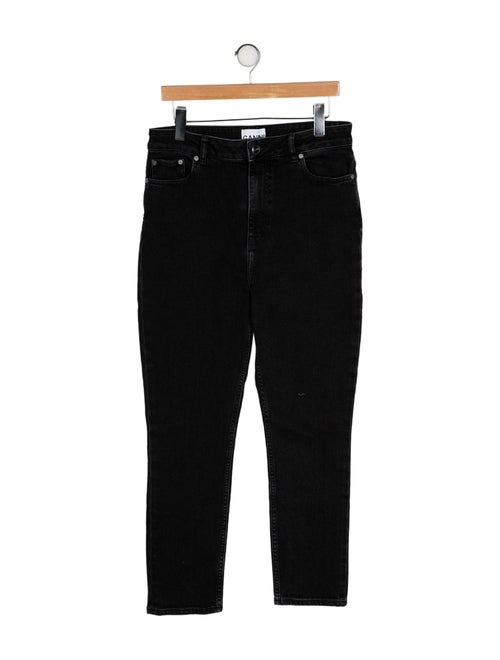 Ganni High-Rise Straight Leg Jeans