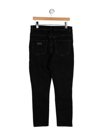 Ganni High-Rise Straight Leg Jeans