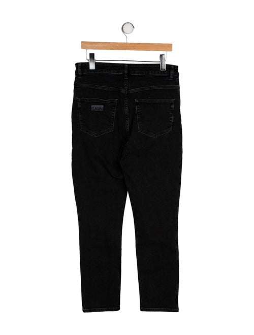Ganni High-Rise Straight Leg Jeans