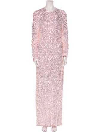 Ganni Floral Print Long Dress