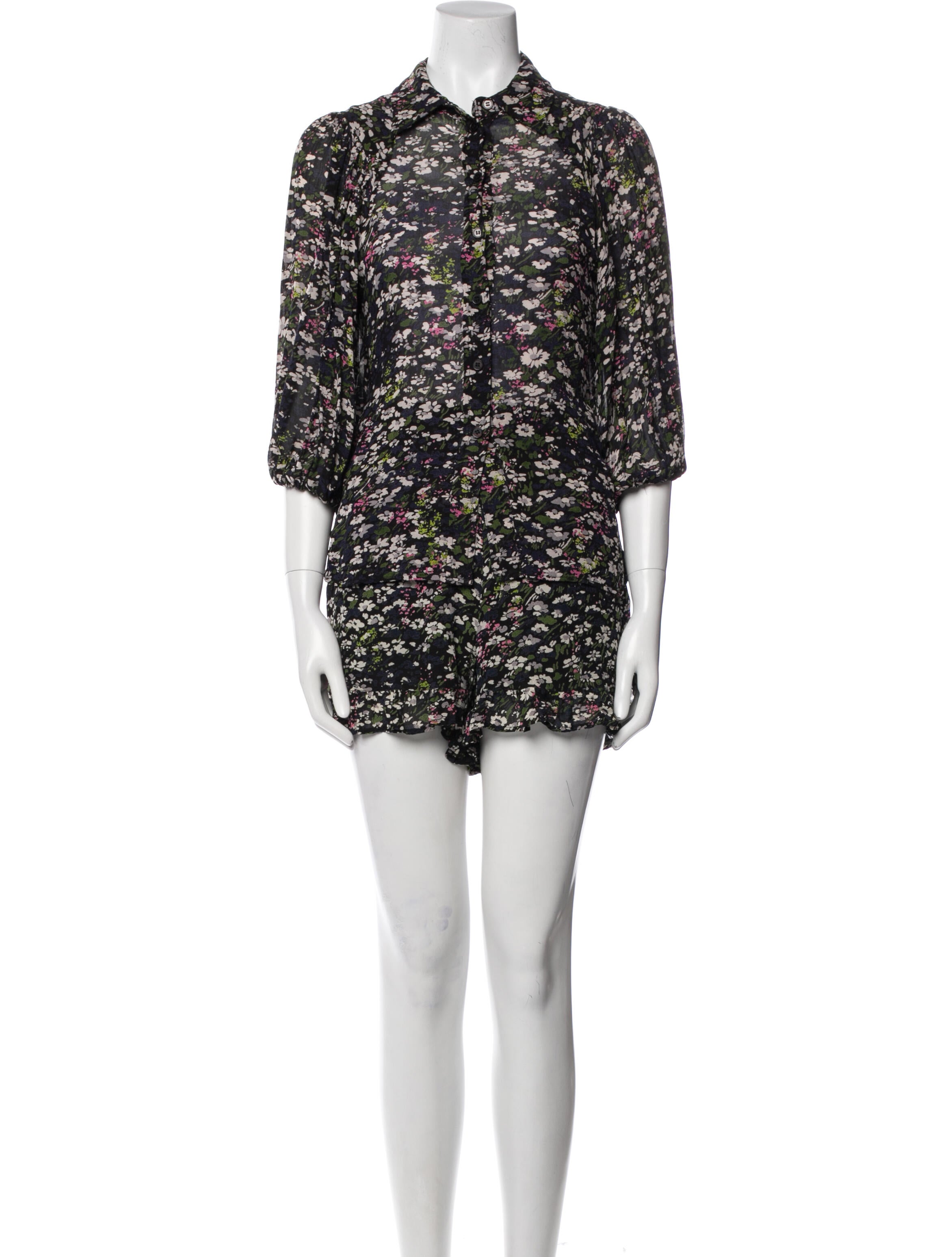 Ganni Printed Skirt Set