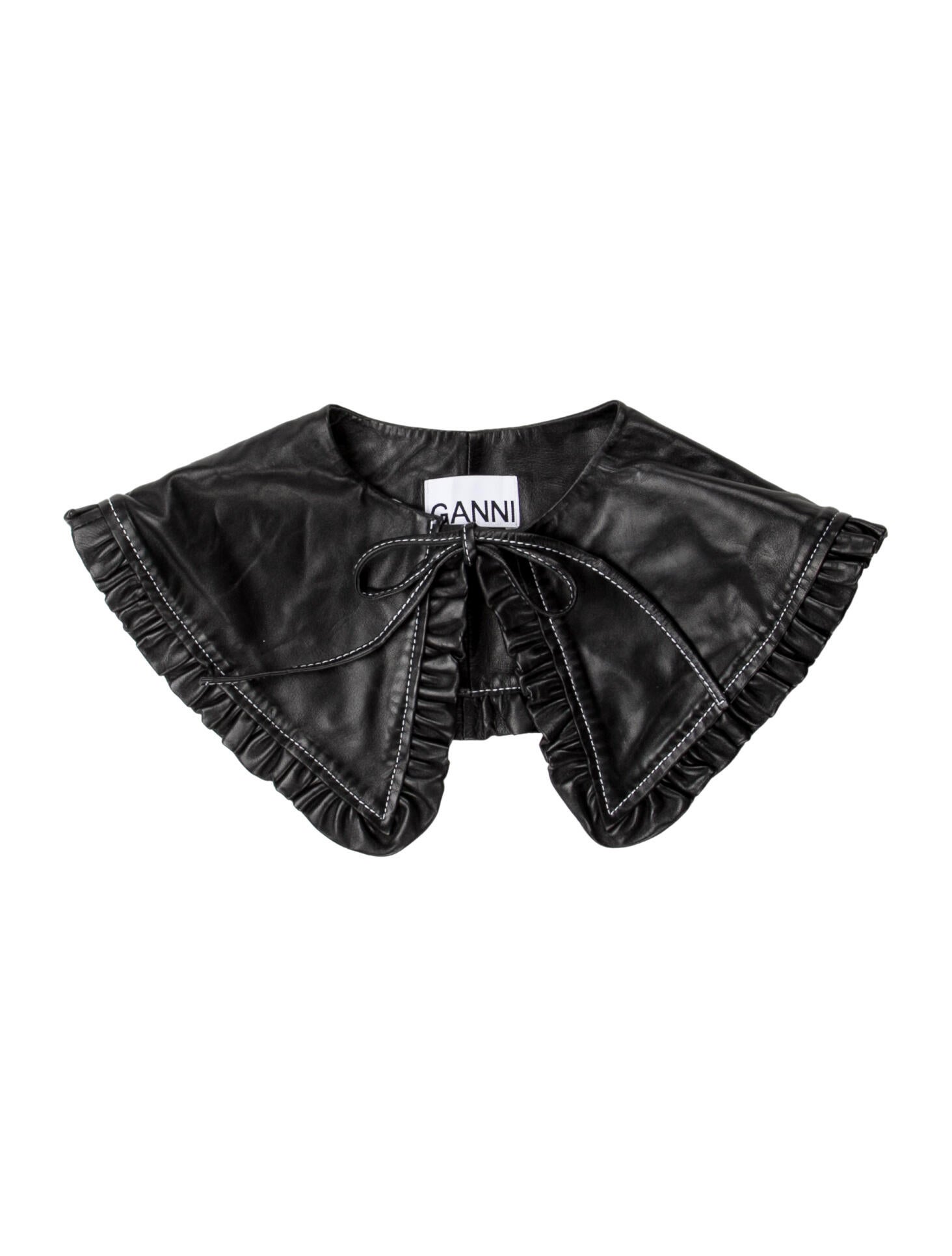 Ganni Leather Scarf w/ Tags