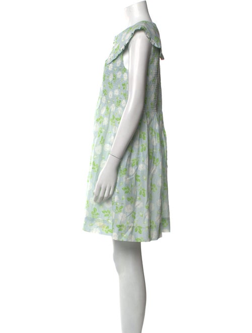 Ganni Floral Print Mini Dress