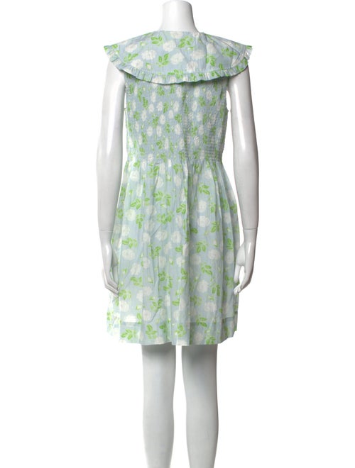 Ganni Floral Print Mini Dress
