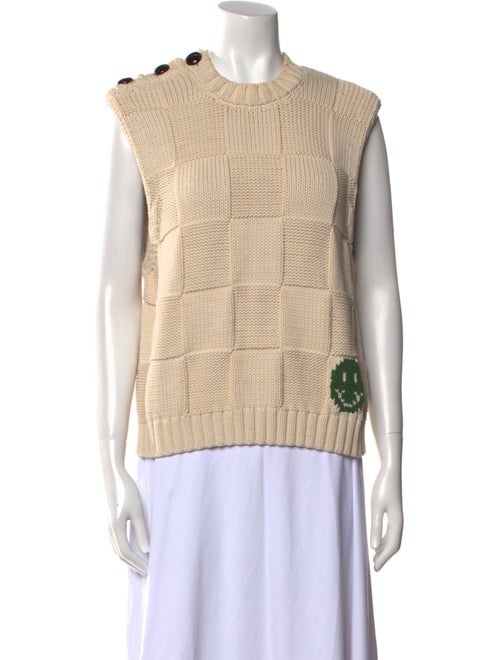 Ganni Printed Crew Neck Sweater