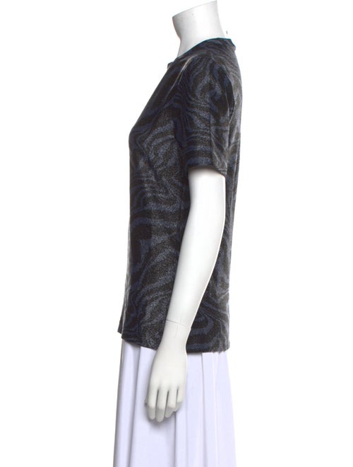 Ganni Printed Crew Neck T-Shirt
