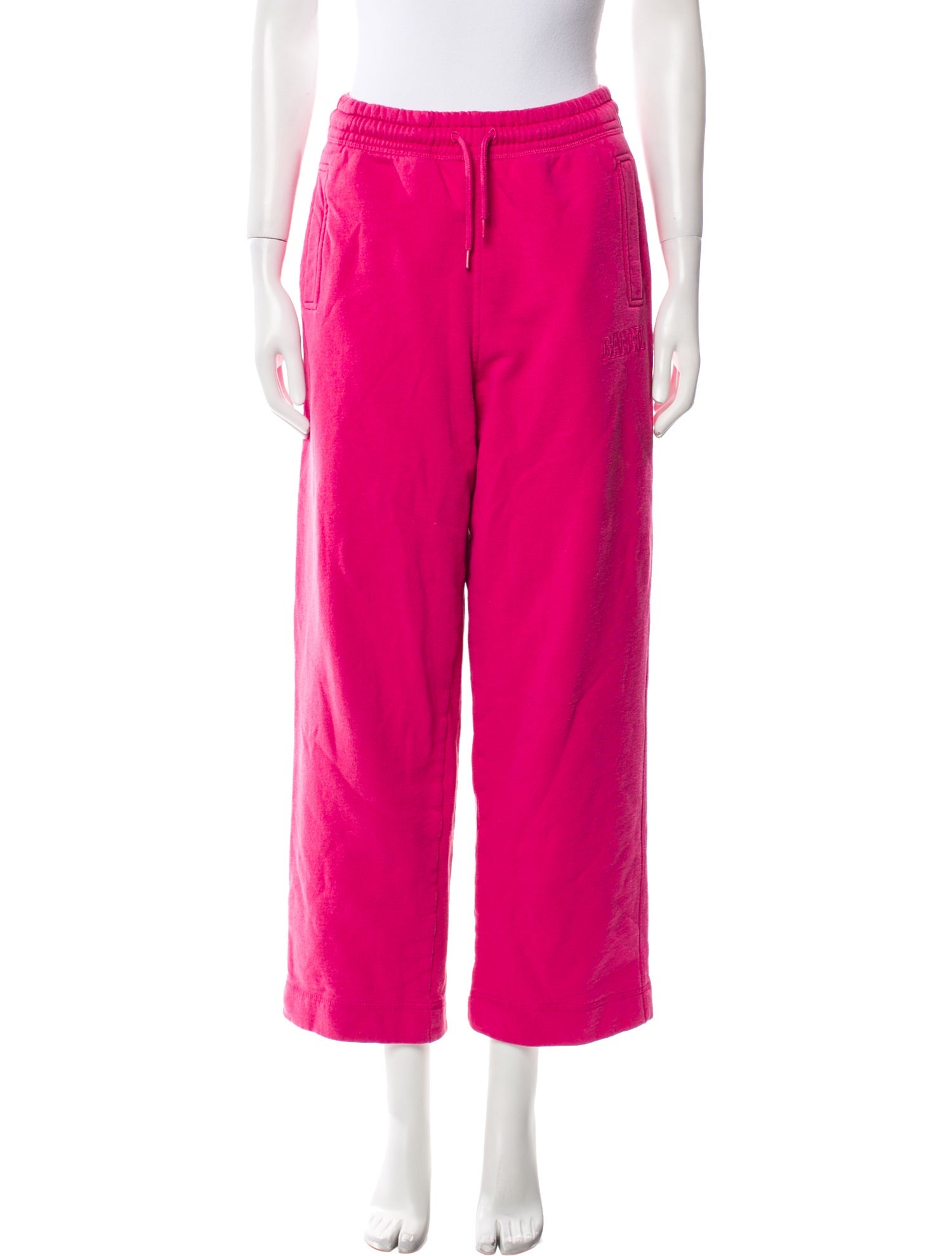 Ganni Embroidered Accent Sweatpants