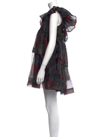 Ganni Printed Mini Dress