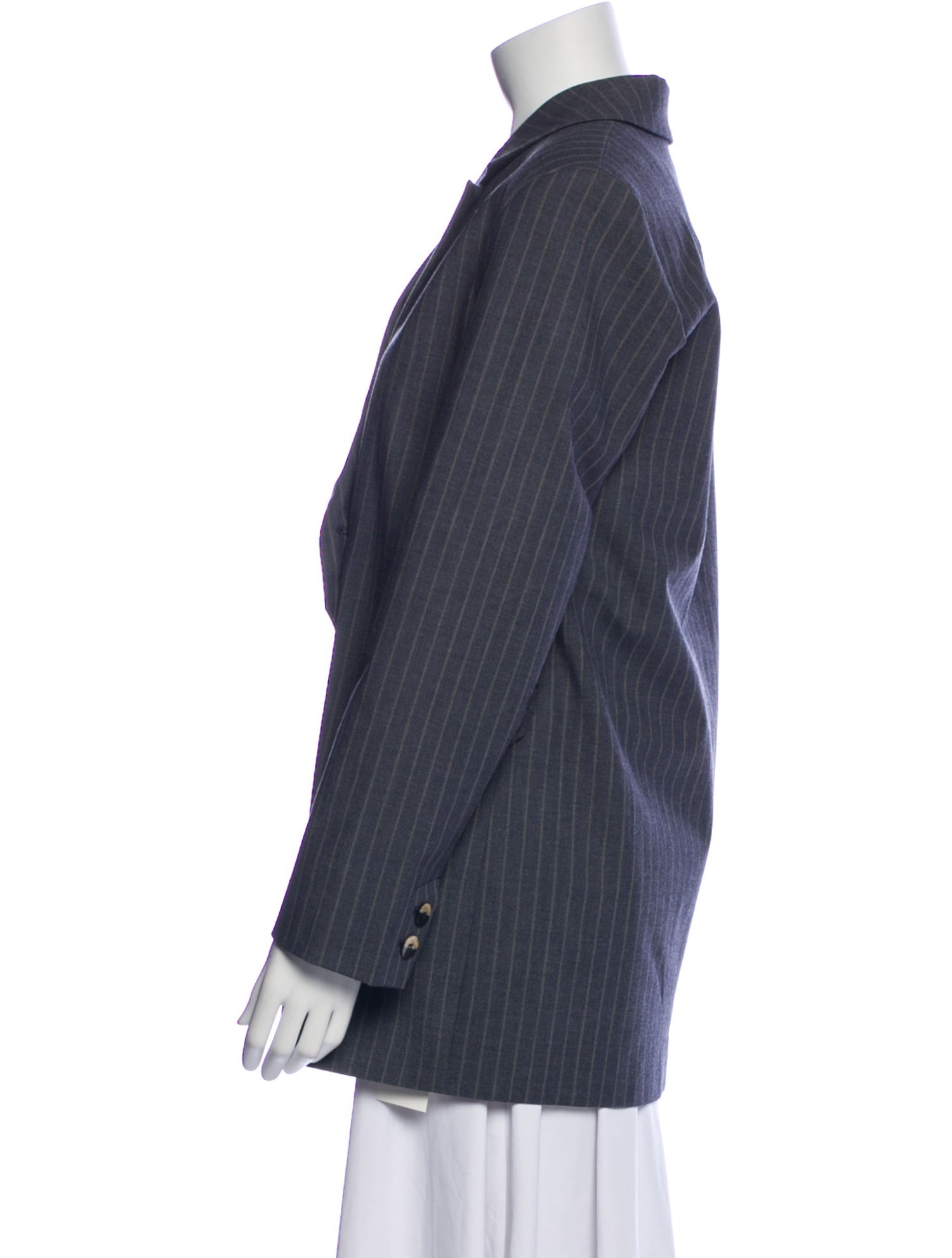 Ganni Striped Blazer