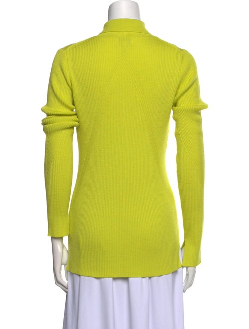 Ganni Merino Wool Mock Neck Sweater