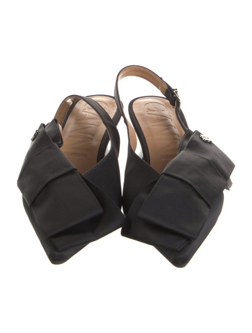 Ganni Satin Slingback Pumps