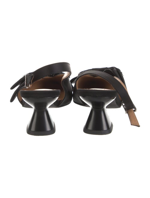 Ganni Satin Slingback Pumps