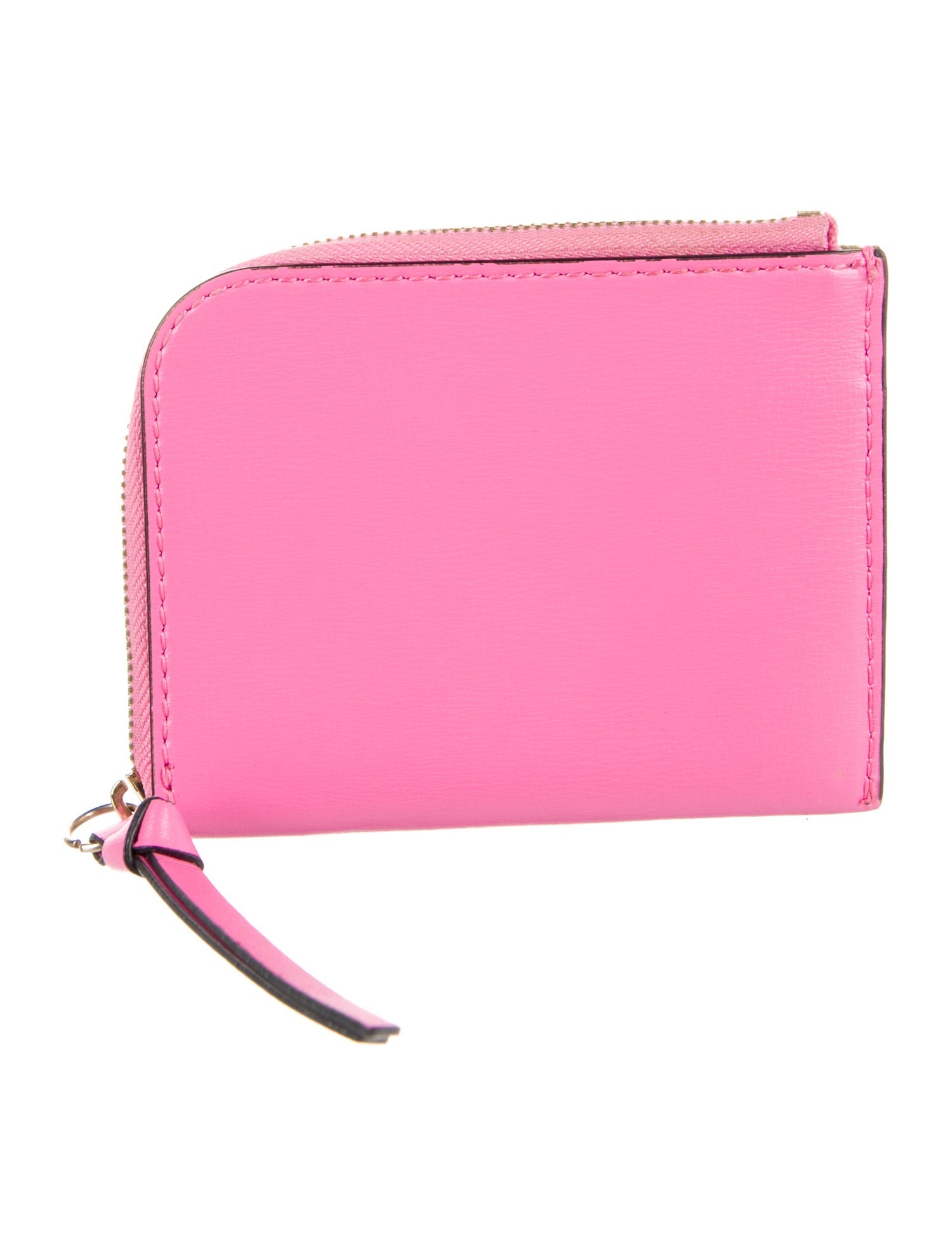 Ganni Leather Printed Wallet