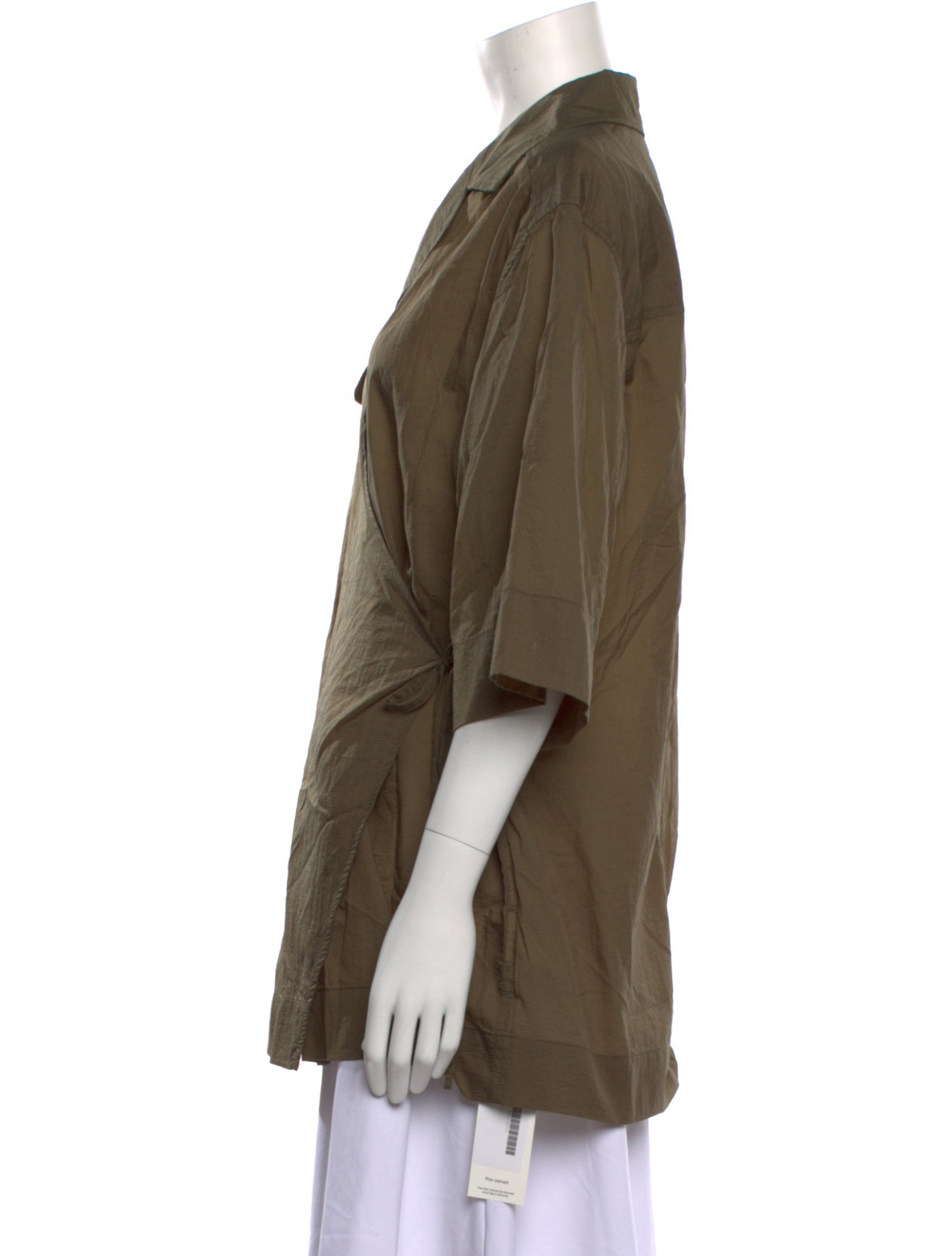 Ganni Three-Quarter Sleeve Polo