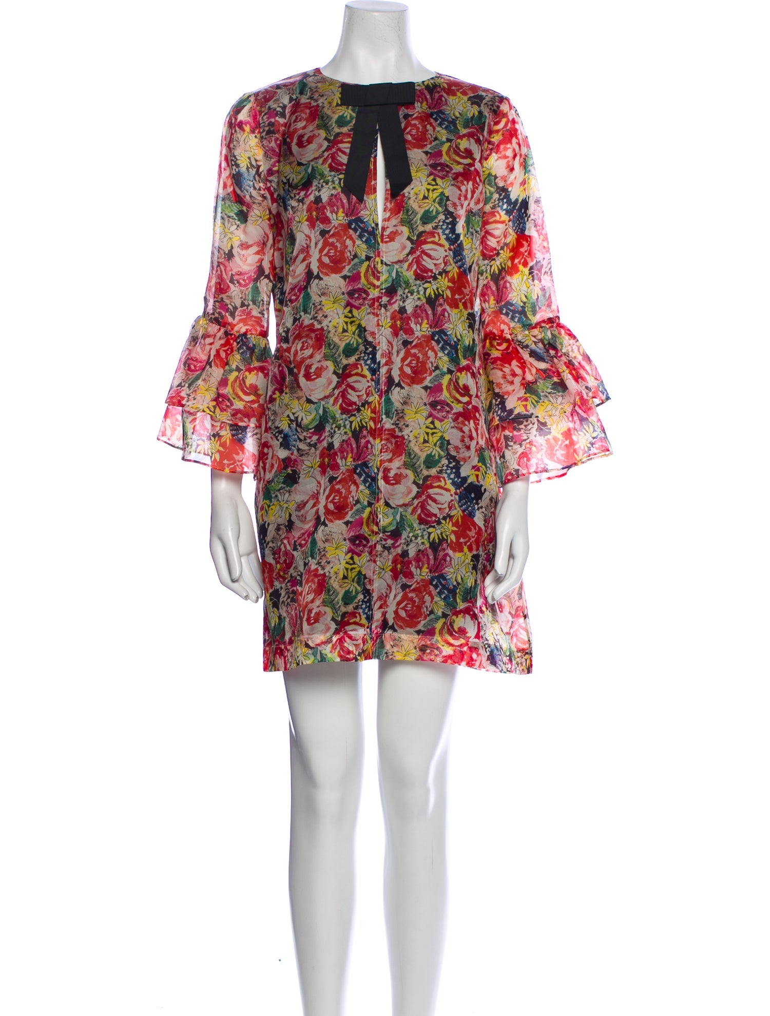 Ganni Silk Mini Dress