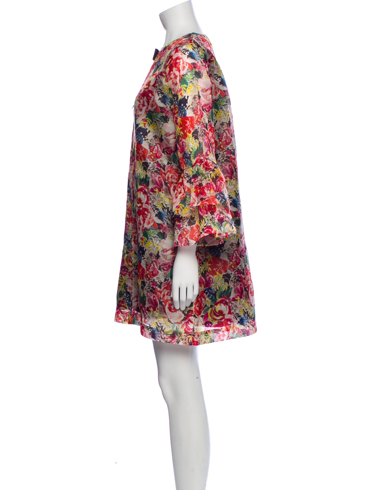 Ganni Silk Mini Dress