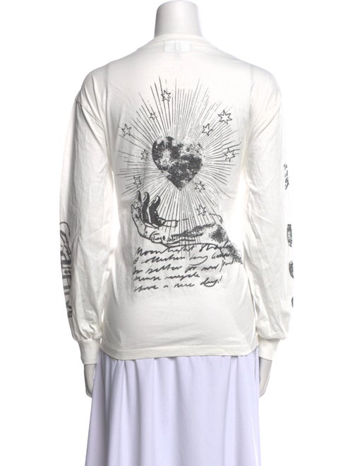 Ganni Graphic Print Crew Neck Sweatshirt