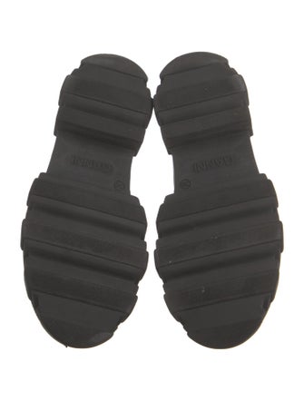 Ganni Snakeskin Animal Print Loafers