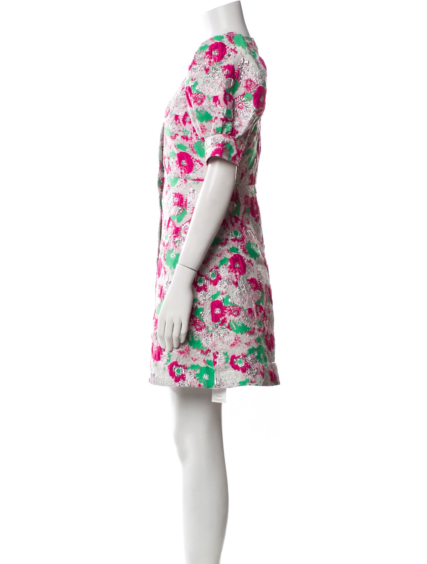 Ganni Floral Print Mini Dress