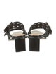 Ganni Patent Leather Studded Accents Slides