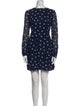 Ganni Polka Dot Print Mini Dress