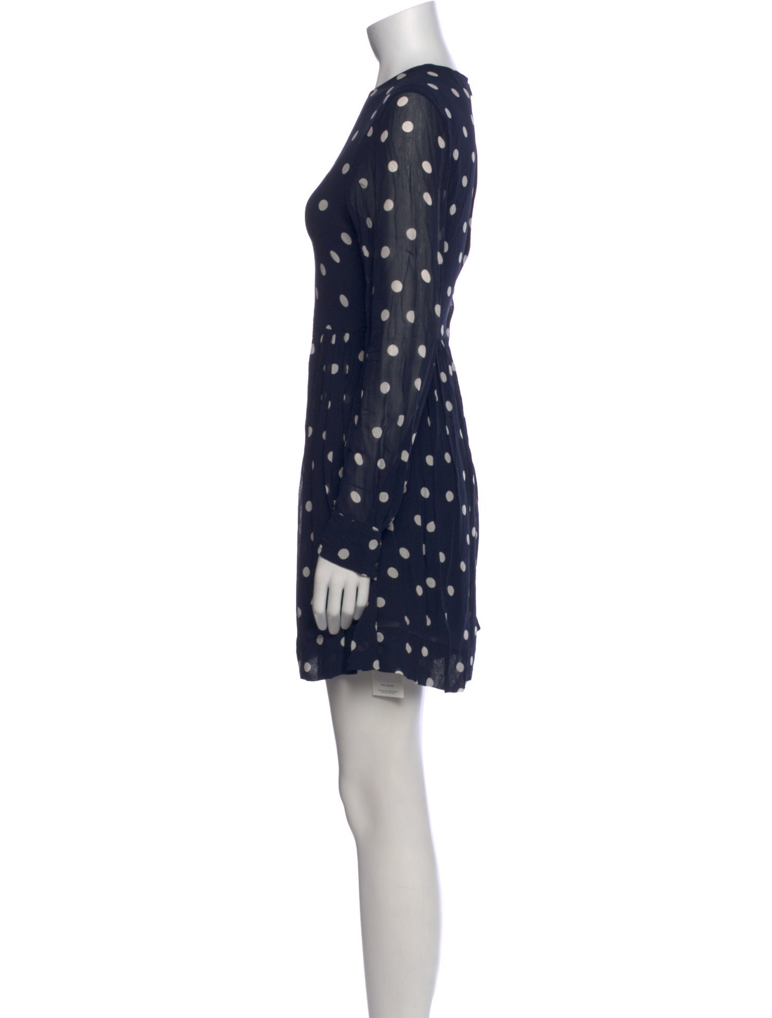 Ganni Polka Dot Print Mini Dress