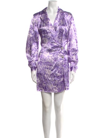 Ganni Printed Mini Dress