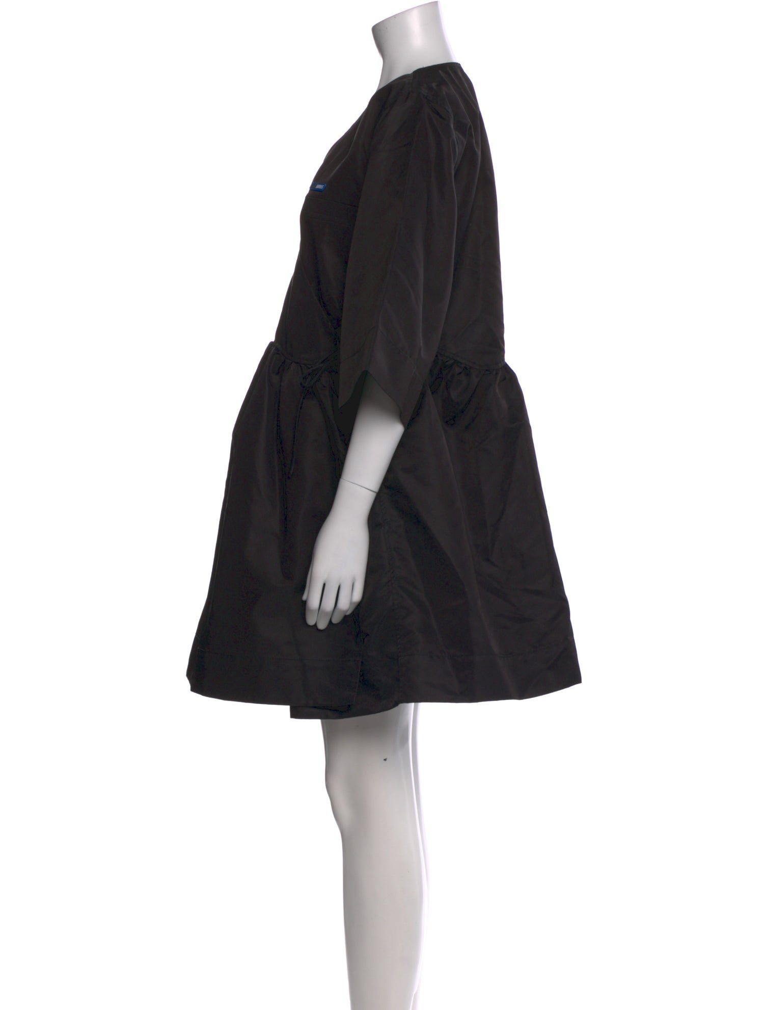 Ganni V-Neck Mini Dress