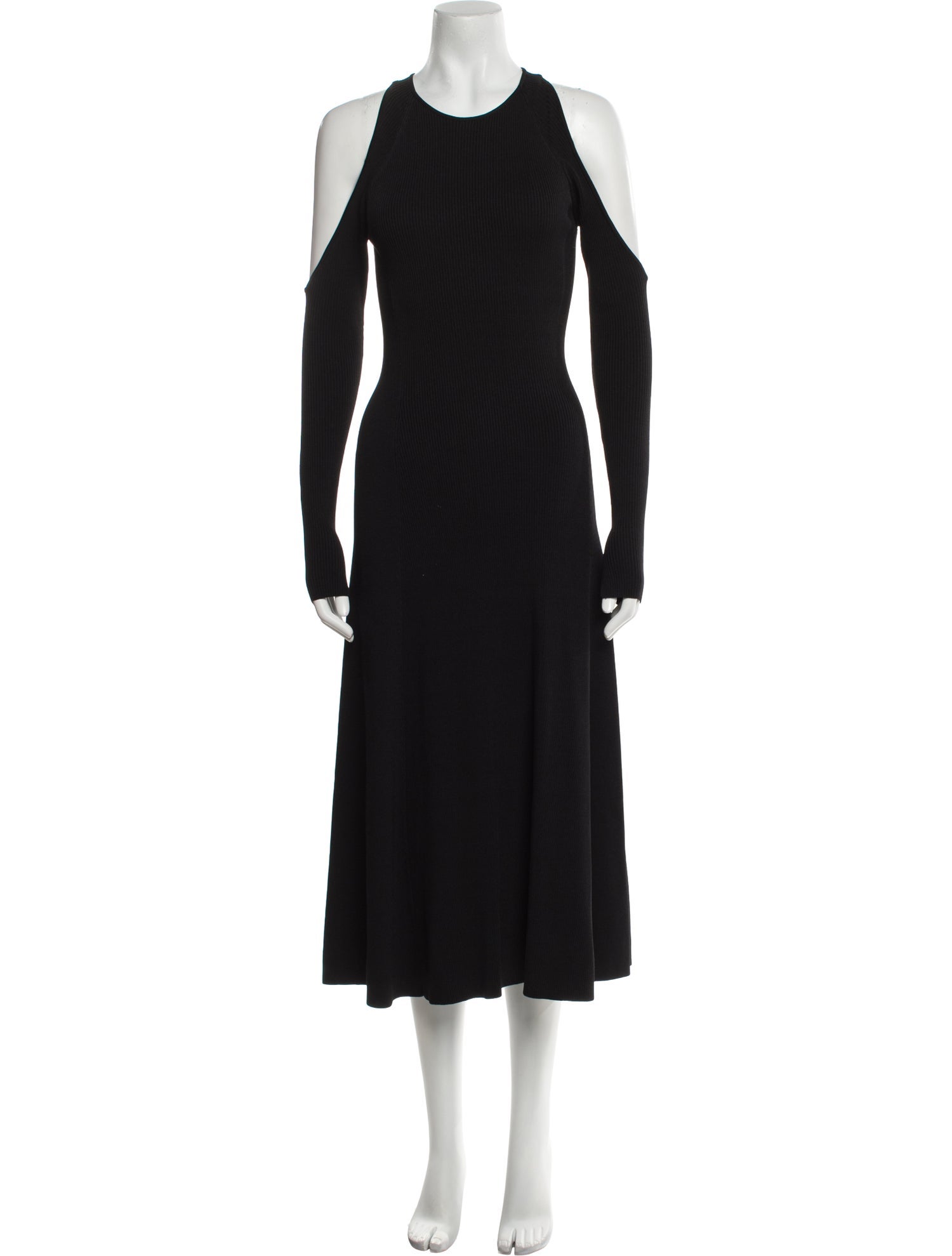 Ganni Crew Neck Long Dress