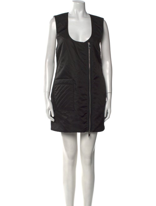 Ganni Scoop Neck Mini Dress