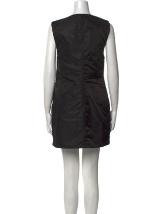 Ganni Scoop Neck Mini Dress