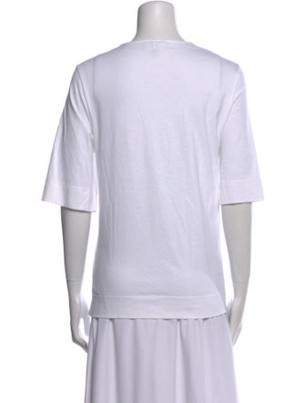 Ganni Crew Neck Short Sleeve T-Shirt