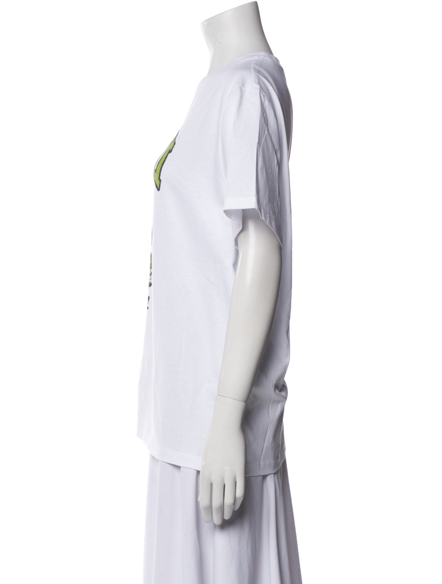 Ganni Graphic Print Crew Neck T-Shirt