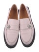 Ganni Leather Whipstitch Trim Loafers