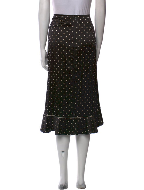 Ganni Silk Midi Length Skirt