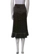 Ganni Silk Midi Length Skirt