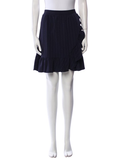 Ganni Striped Knee-Length Skirt