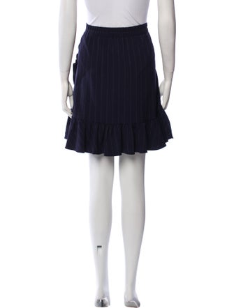 Ganni Striped Knee-Length Skirt