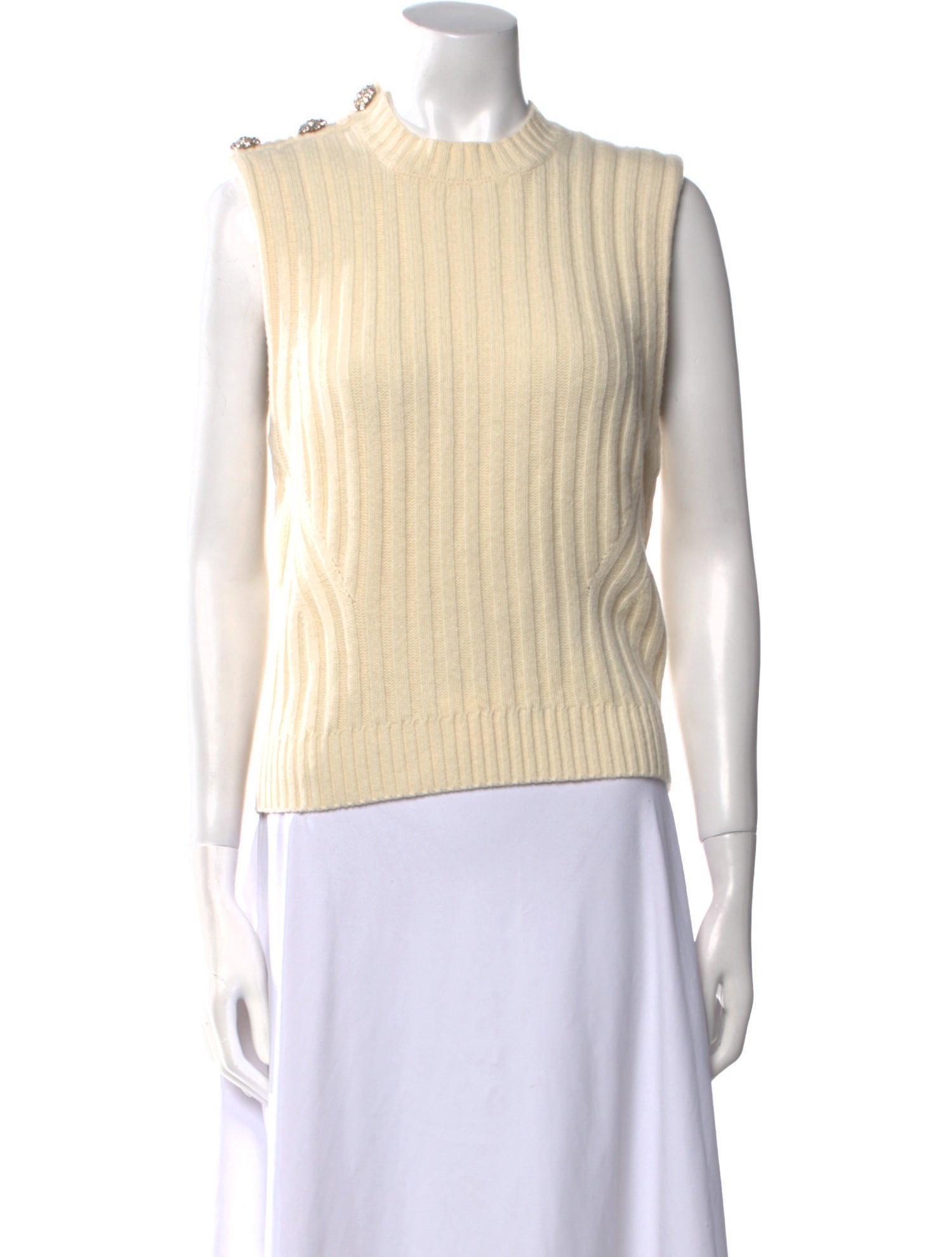 Ganni Wool Crew Neck Sweater