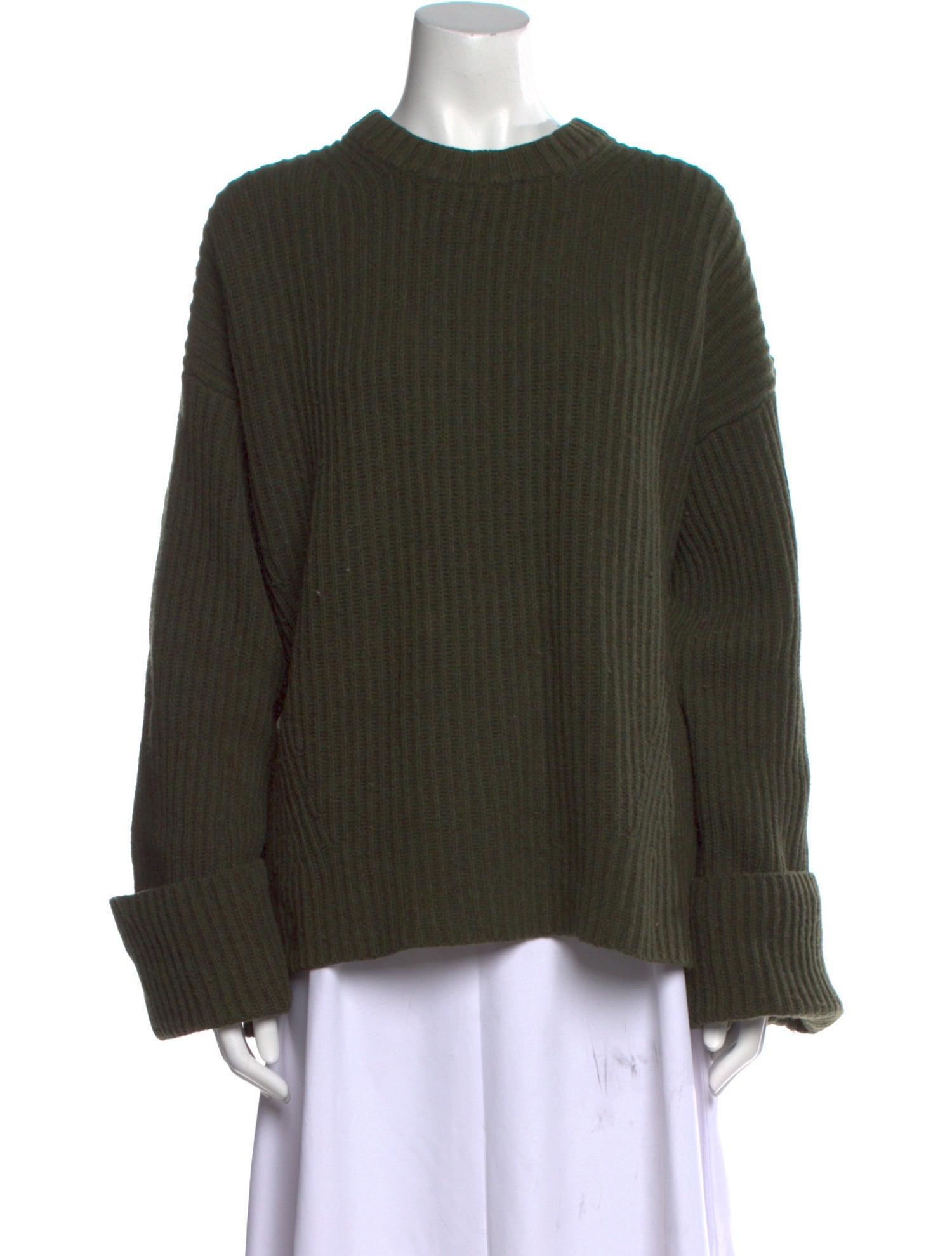 Ganni Wool Mock Neck Sweater