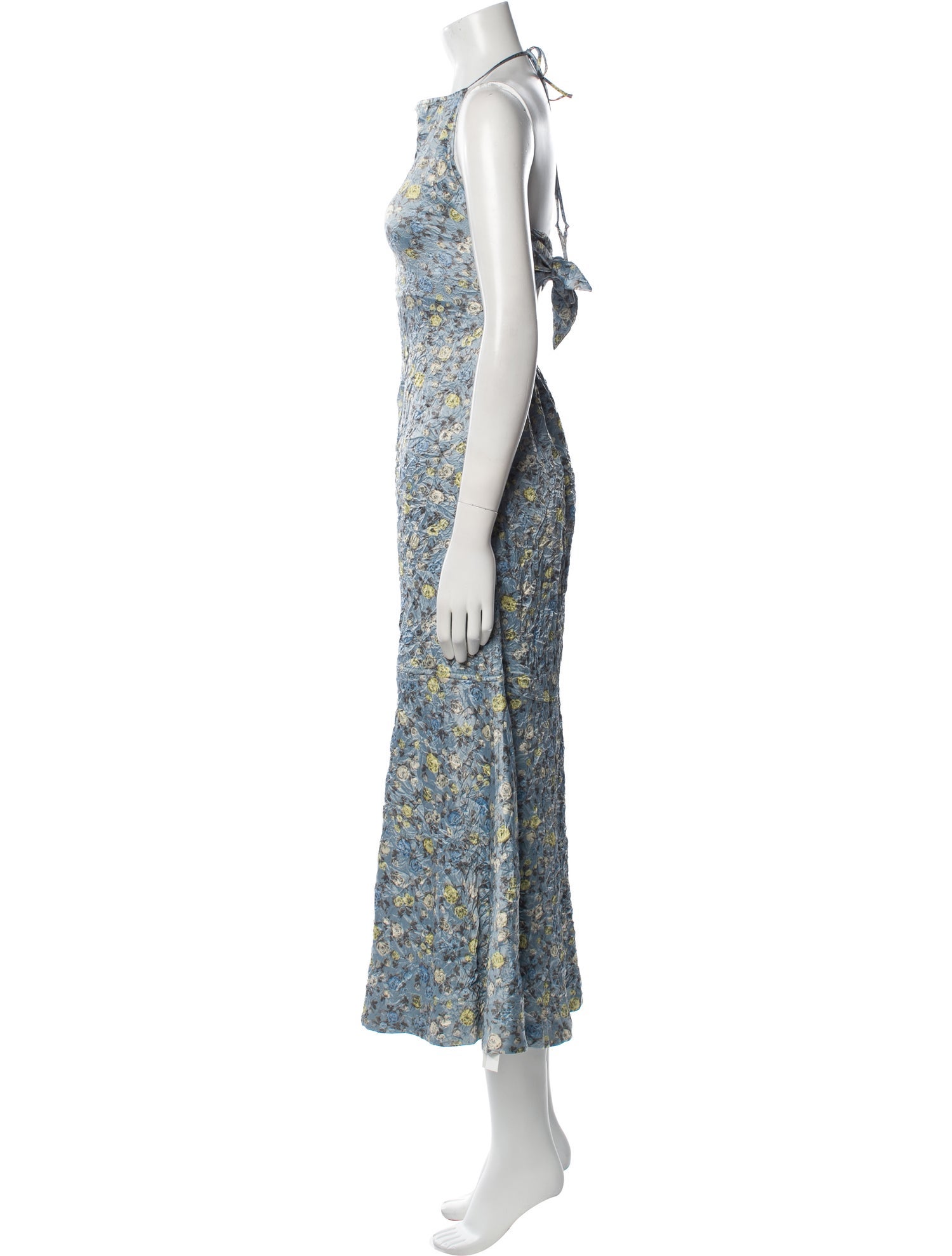 Ganni Printed Long Dress