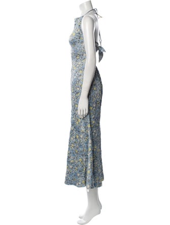 Ganni Printed Long Dress